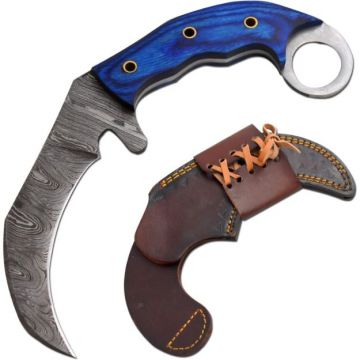 Old Ram Handmade Real Damascus Karambit Knife Collection